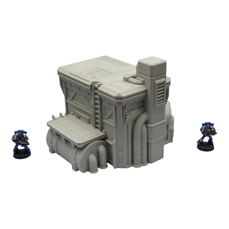 Fuel Station #2 - 28mm Wargaming Scatter Terrain Scenery Tabletop Grimdark - Only-Games