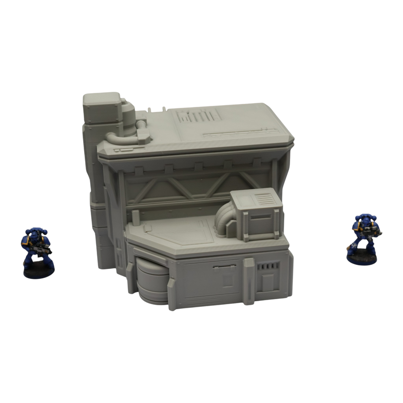 Fuel Station #2 - 28mm Wargaming Scatter Terrain Scenery Tabletop Grimdark - Only-Games