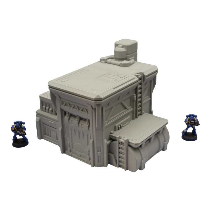 Fuel Station #2 - 28mm Wargaming Scatter Terrain Scenery Tabletop Grimdark - Only-Games