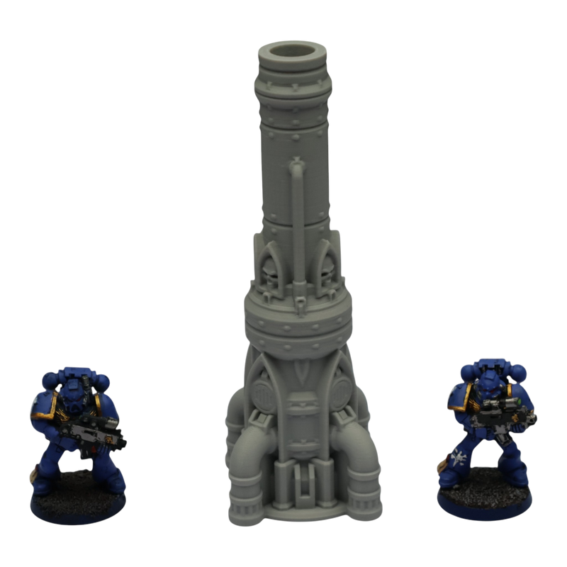 Single Smokestack - 28mm Wargaming Scatter Terrain Scenery Tabletop Grimdark - Only-Games