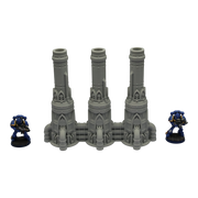 Triple Smokestack - 28mm Wargaming Scatter Terrain Scenery Tabletop Grimdark - Only-Games