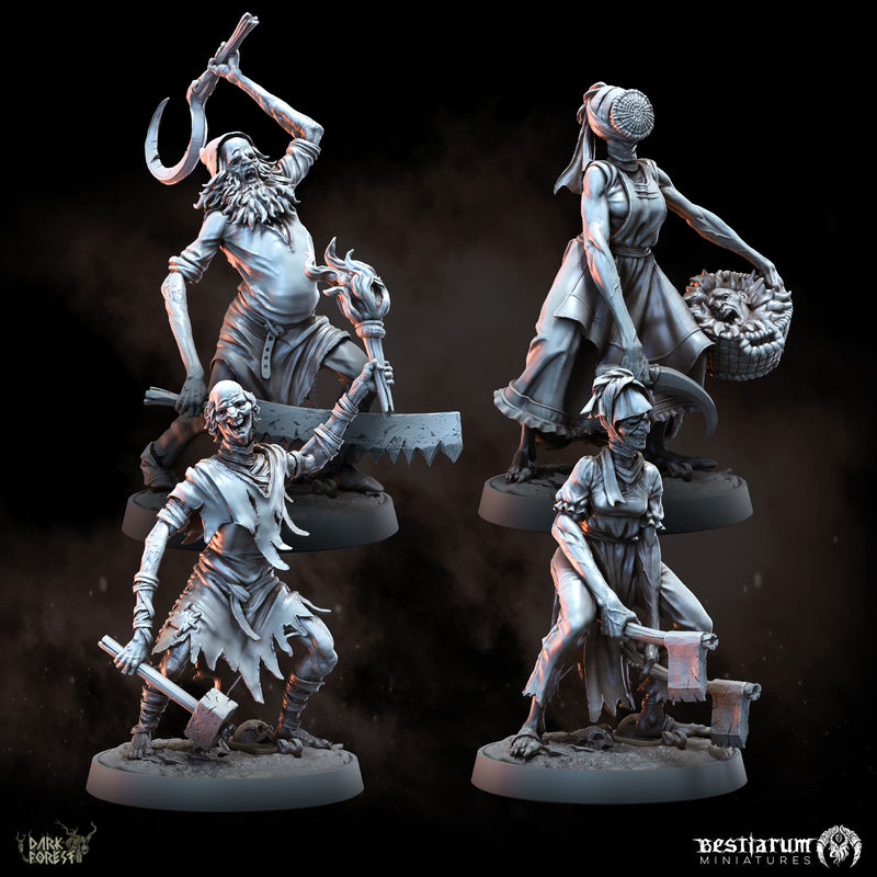 Possessed Villagers | Bestiarum | Wargaming DnD Miniatures - Only-Games