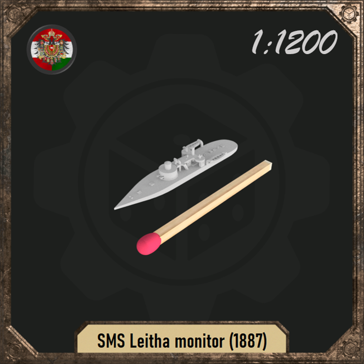 1/1200 SMS Leitha (in 1887)