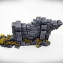 Half Arch Door Wall: Ancient Ruins Terrain Set - Only-Games