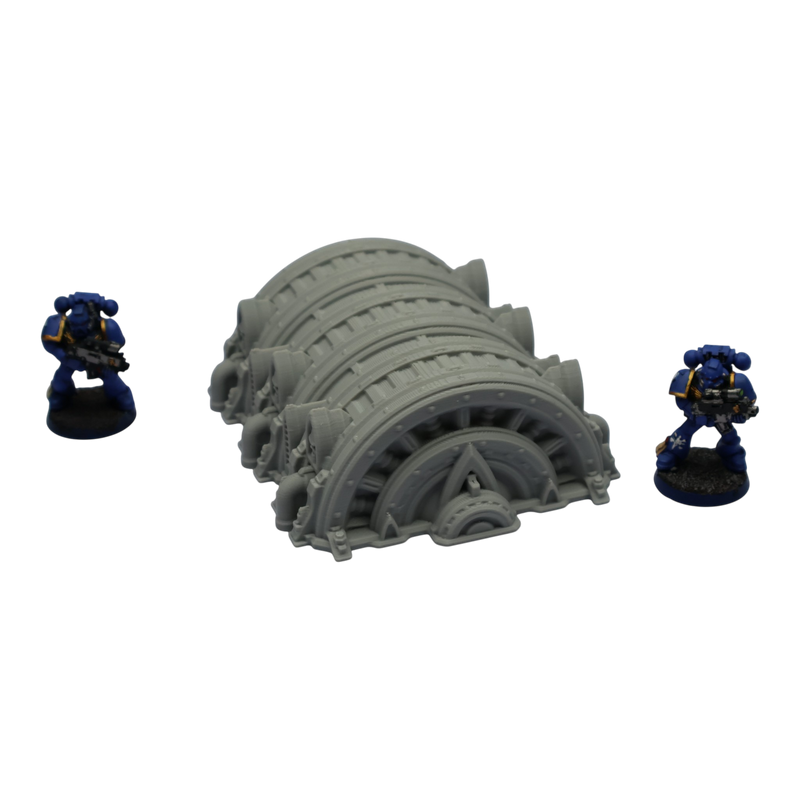 Triple Turbine - 28mm Wargaming Scatter Terrain Scenery Tabletop Grimdark - Only-Games