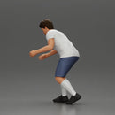 Man in shorts playing table football - Only-Games