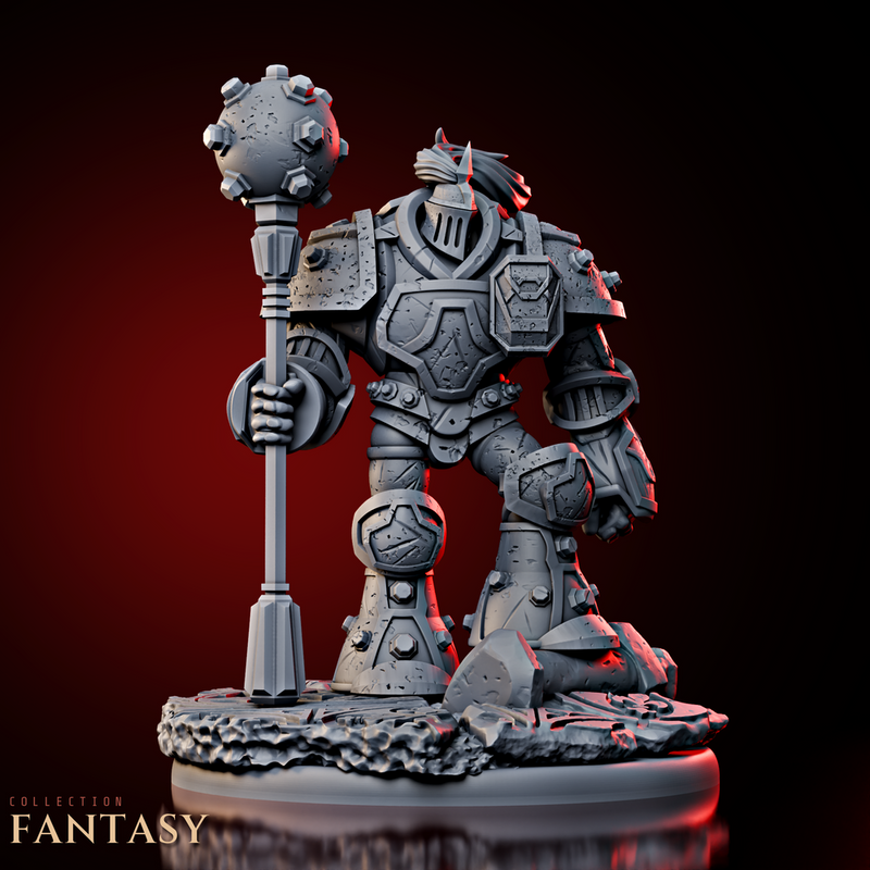 Steam Knight w/ Mace - Only-Games