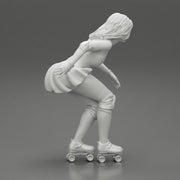 roller derby girl rolling fast - Only-Games