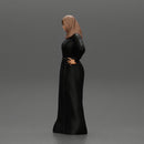 Arabic woman in Hijab Abaya Dress posing - Only-Games