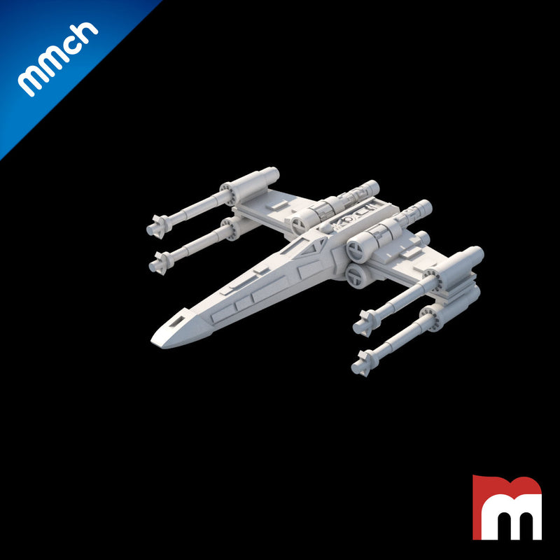 (MMch) X-Wing (Wings Closed) - Only-Games