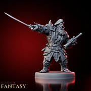 Orc Pirate Captain Swordsman - Only-Games
