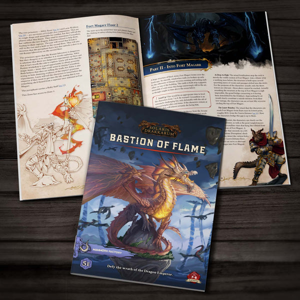 Solaris Drakkarum Bastion Of Flame - Physical 5e Adventure Booklet - Only-Games