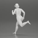 Naked woman running in cap - Only-Games