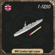 1/1250 HMS Caroline light cruiser - Only-Games