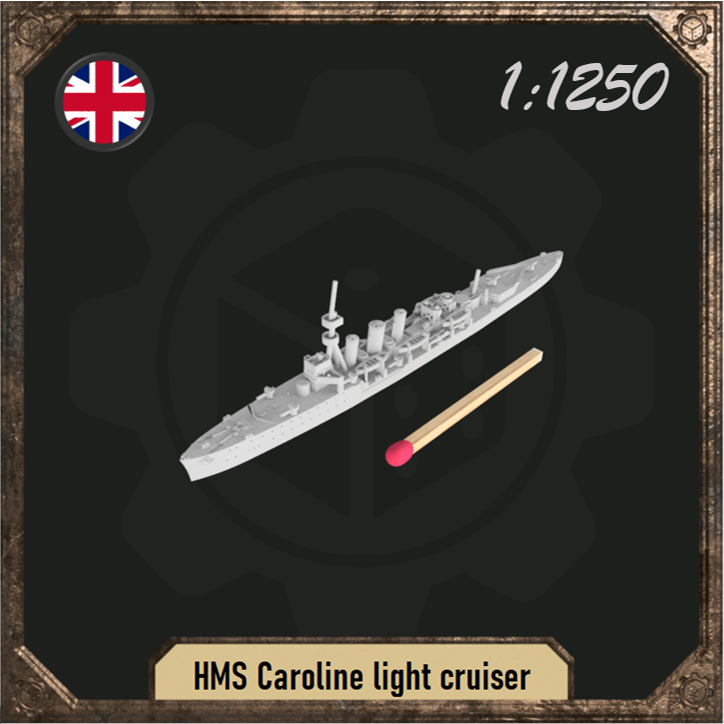 1/1250 HMS Caroline light cruiser - Only-Games