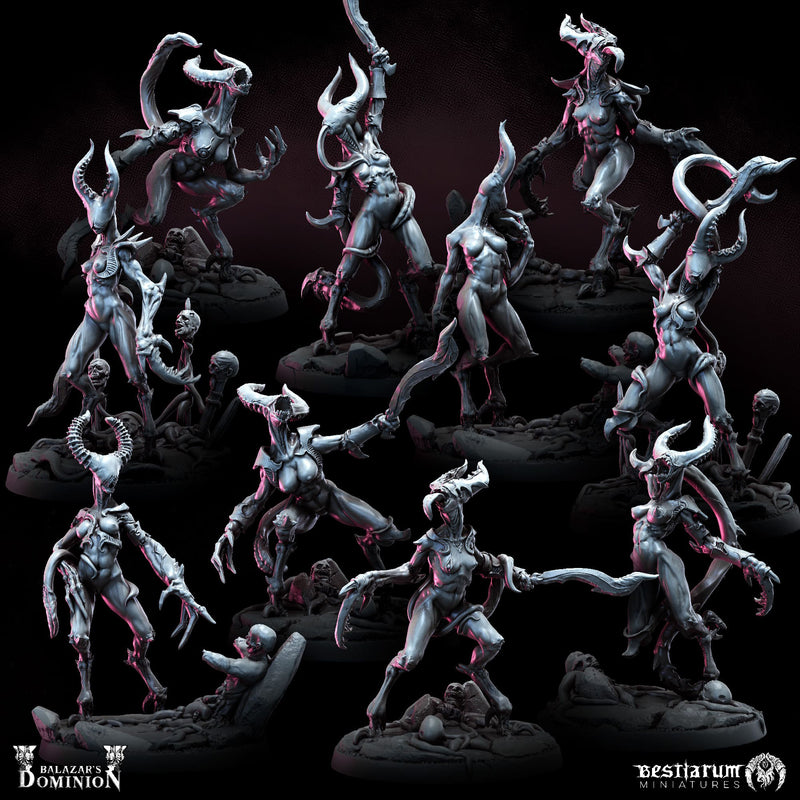 Succubus Demons | Bestiarum | Wargaming DnD Miniatures
