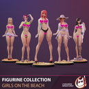 GIRLS ON THE BEACH / 5 PIECES
