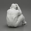 Thoughtful Surgeon Sitting In A Operating Room With His Hand On Head - Only-Games