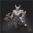 Orc And Battle Rhinos ( 3 Rhino + 6 Riders) 32mm - Only-Games