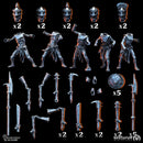 Blasphemous Crusader Warband | Bestiarum | Wargaming DnD Miniatures