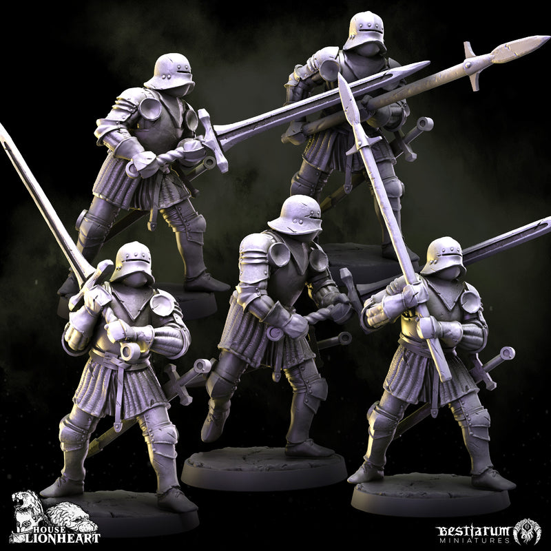 Medieval Knights Warband | Bestiarum | Wargaming DnD Miniatures - Only-Games