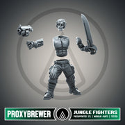 Jungle Fighters - Squad of 5 - Builder - Only-Games