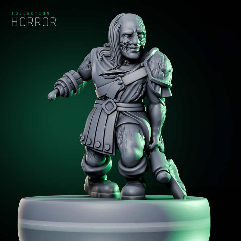 Zombie Villager Male Dwarf - Only-Games
