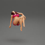 sad man pulls drowning girl from the ocean (woman) - Only-Games