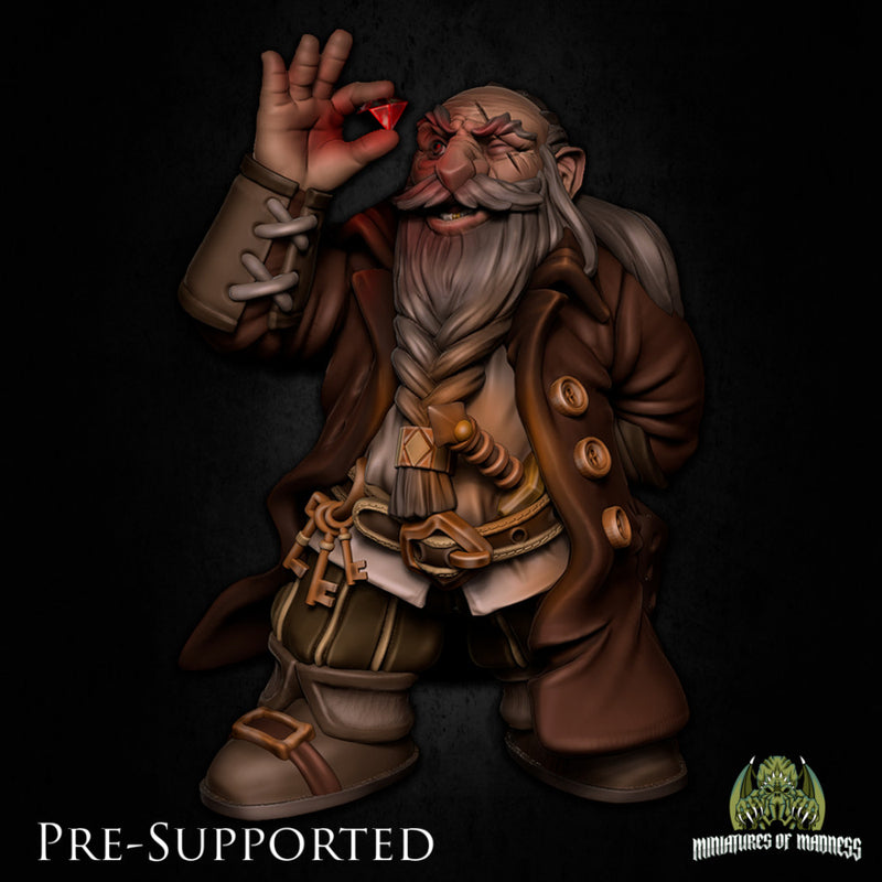 Rufus Trickyeyes  [PRE-SUPPORTED]  Dwarf Merchant - Only-Games