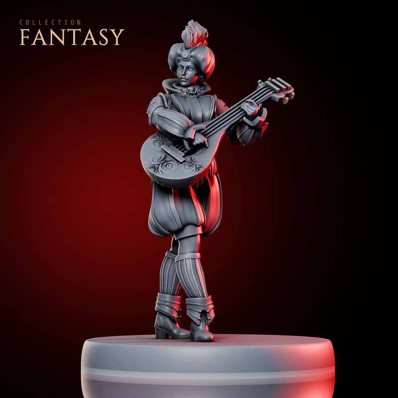 Female Bard 1 - Only-Games