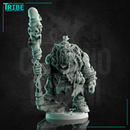 (0219) Male orc shaman cleric with a magic club - Only-Games