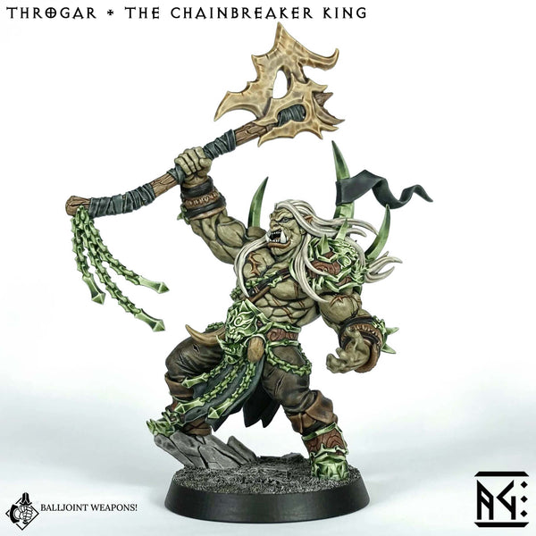 Throgar - The Chainbreaker King (Blackcrag Orcs) - Only-Games