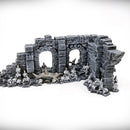 Double Arch Window - Half Arch Door: Ancient Ruins GRIMDARK Terrain Set - Only-Games