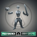 Jungle Fighters - Squad of 5 - Builder - Only-Games