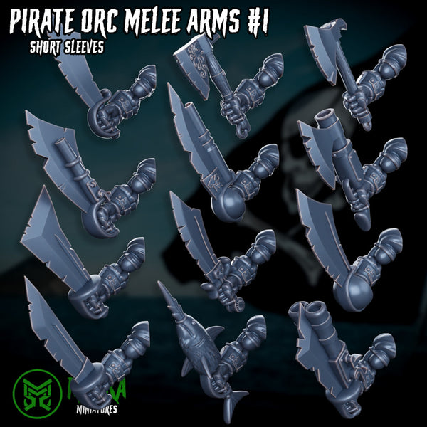 Pirate Orc Melee Arms #1