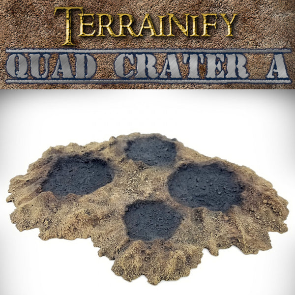 Quad Crater A: Blast Craters Terrain Set