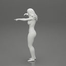 Naked woman pointing - Only-Games