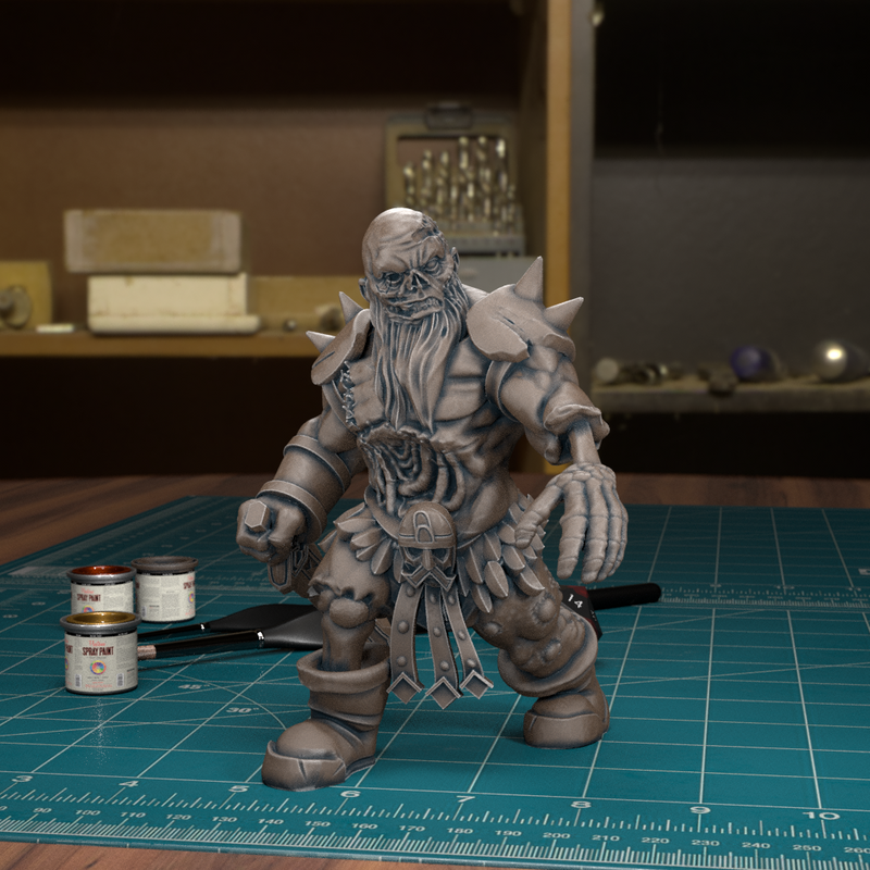 Zombie Dwarf Pack - TytanTroll Miniatures - DnD - Fantasy - Only-Games