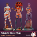 FIGURINE COLLECTION / SEXY MONSTERS / 3 PIECES - Only-Games