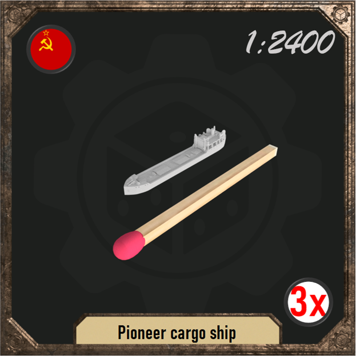 1/2400 Pioneer cargo ship pack