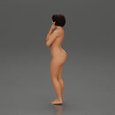Naked girl with short hair posing - Only-Games