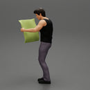 Young Man Holding Map And Looking At It While Standing On The City - Only-Games