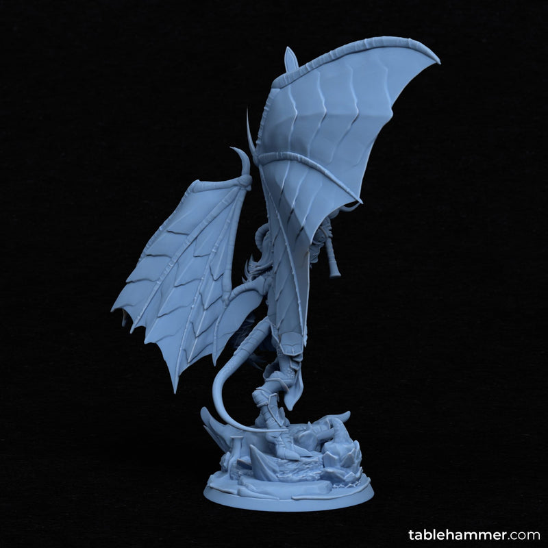 Nyssara the Cursed – Demon Queen of Shadows (60mm Base) - Only-Games