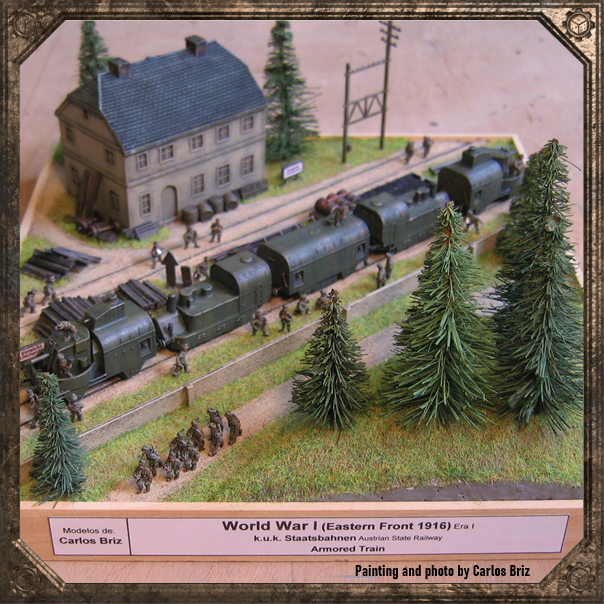 1/144 Armoured steam locomotive