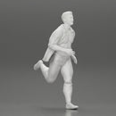 man running in an open shirt, fearing to be arrested - Only-Games