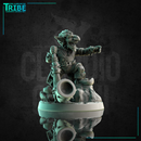 (0182) Male goblin bard musician with a big horn - Only-Games