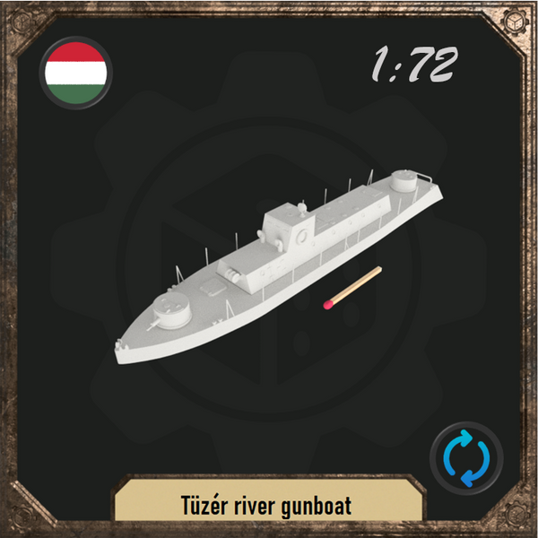 1/72 Tüzér river gunboat