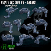 Pirate Orc Legs #2 - Shorts - Only-Games