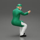 Doctor sitting examining a patient's condition with a stethoscope - Only-Games