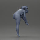 Naked Girl Adjusting Her Stylish Red Heels - Only-Games